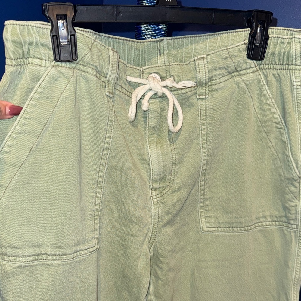 American Eagle- Light Olive Drawstring Utility Jo… - image 5